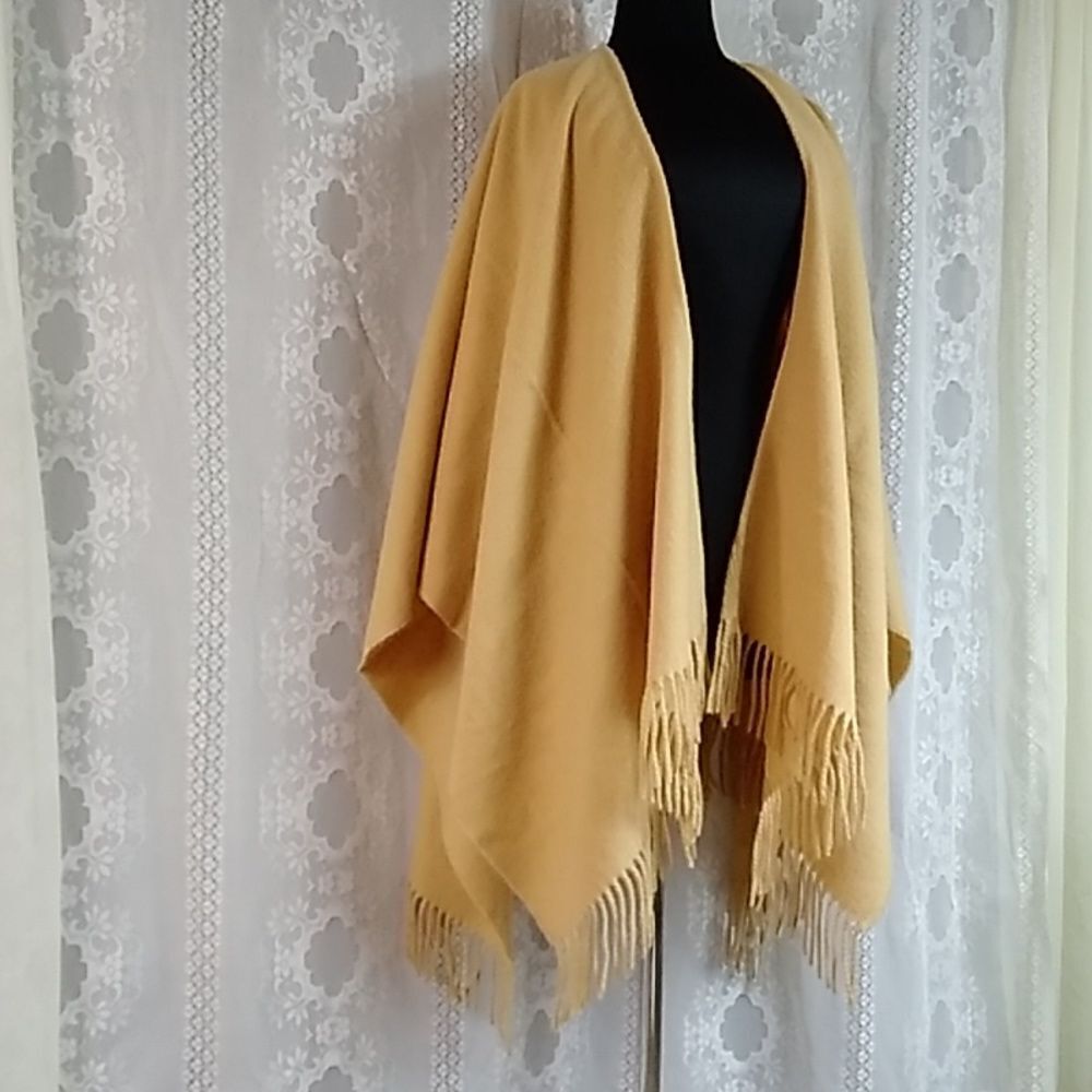 Vintage Sweater Poncho One Size